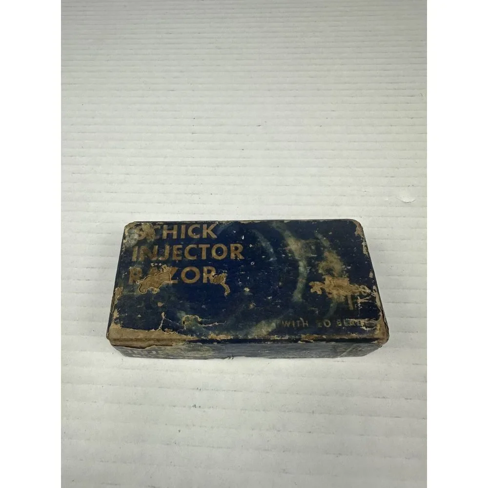 Vintage Schick Injector Razor With Blade Holder In Original Case
